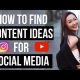 How to Find CONTENT IDEAS for Social Media (2019 TOOLS AND HACKS!)